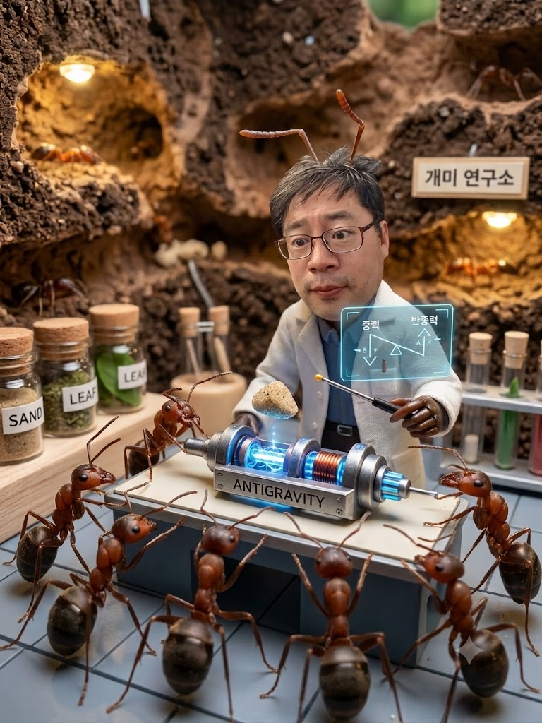 안티그래비티 표지 이미지 — 개미 연구소의 반중력 장치